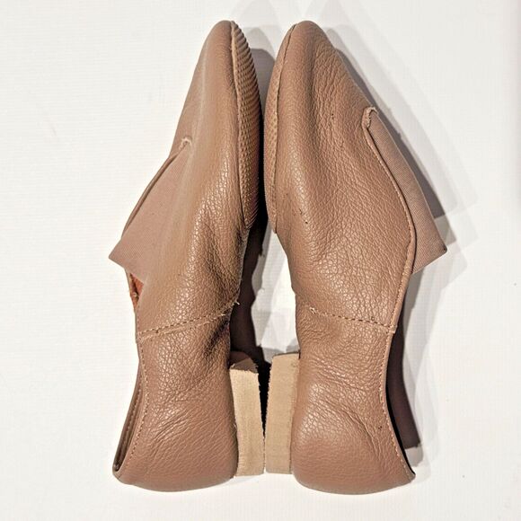 So Danca JZ77 Jazz Dance Shoes Beige Leather Little Girl (Toddler) Size 8M - Picture 11 of 12